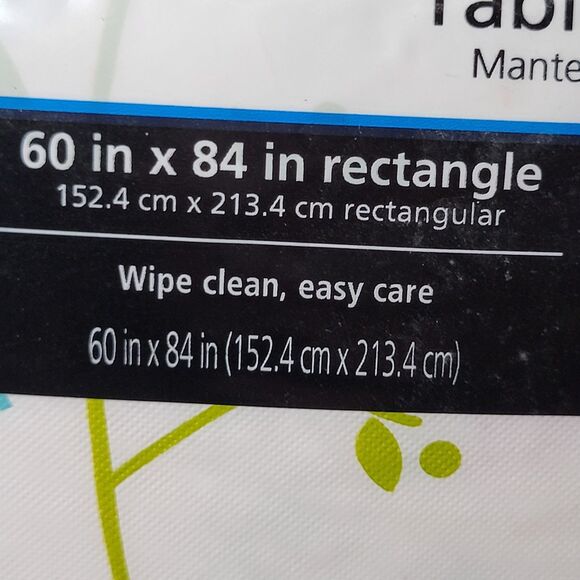 Mainstays Owl Vinyl Tablecloth - 60" X 84" Rectangle NEW - Picture 4 of 7